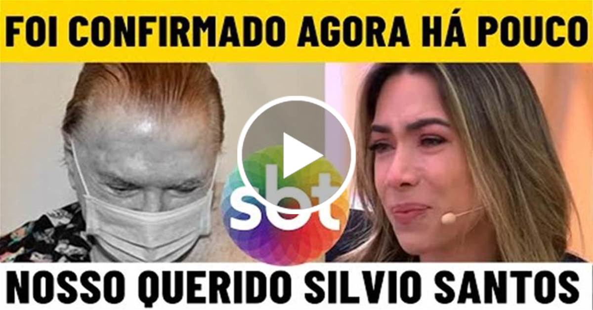 INFELIZMENTE AOS 91 ANOS NOSSO QUERIDO SILVIO SANTOS COMUNICADO FOI